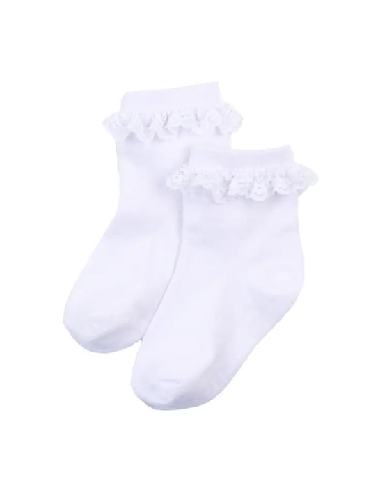 Ruffle Ankle Socks 3pk
