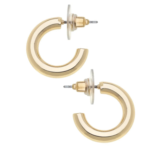 Celia Hoop Huggie Earrings