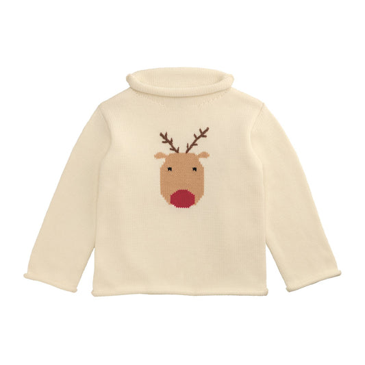 Reindeer Rollneck Sweater
