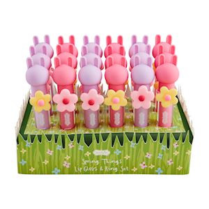 Spring Lip Gloss & Ring Set