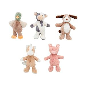 Farm Plush Rattle Pals