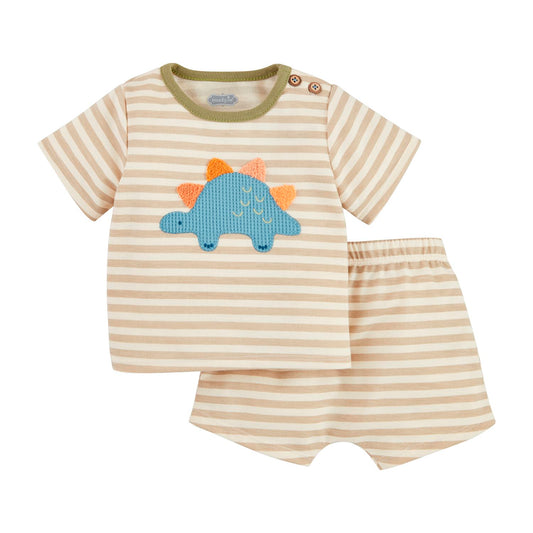 Dino Applique Shorts Set
