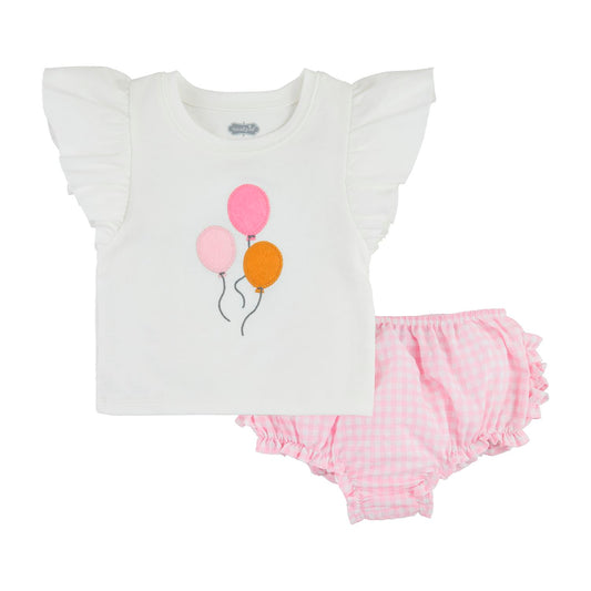 Balloon Pinafore Set 12-18M