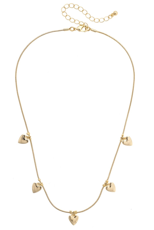 Kimmy Heart Charm Necklace