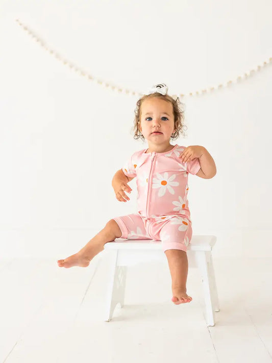 Summer Daisy Shortie Romper