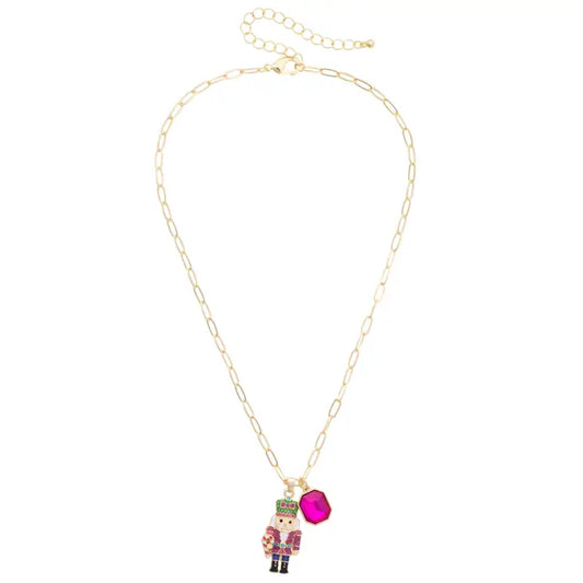 Swan Lake Nutcracker Paperclip Necklace