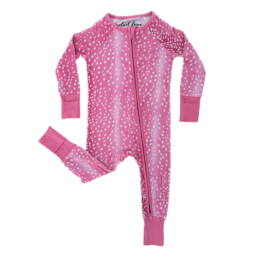 Fuchsia Fawn Zipper PJ