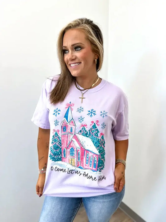 Let Us Adore Him Tee