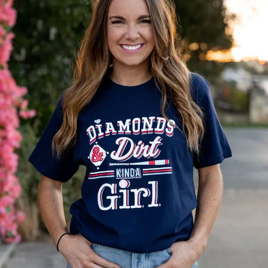 Diamonds & Dirt Kinda Girl Tee