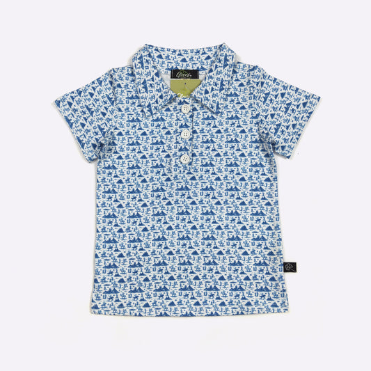 Blue Frontier Collared Shirt