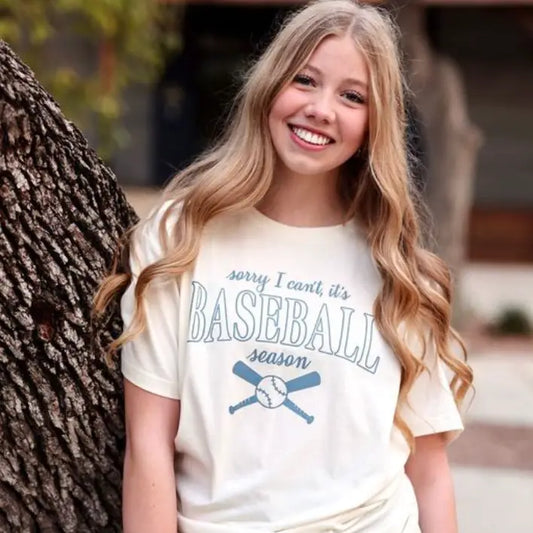 Sorry Baseball Season Tee