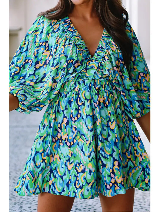 Cecily Abstract Romper