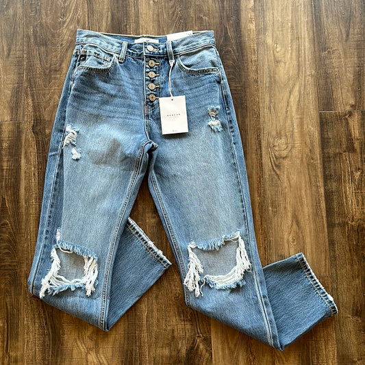 KanCan Distressed Medium Wash