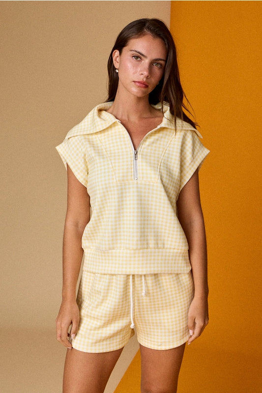 Daisy Days Gingham Set