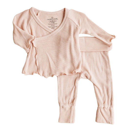 Newborn Waffle Crossover Set
