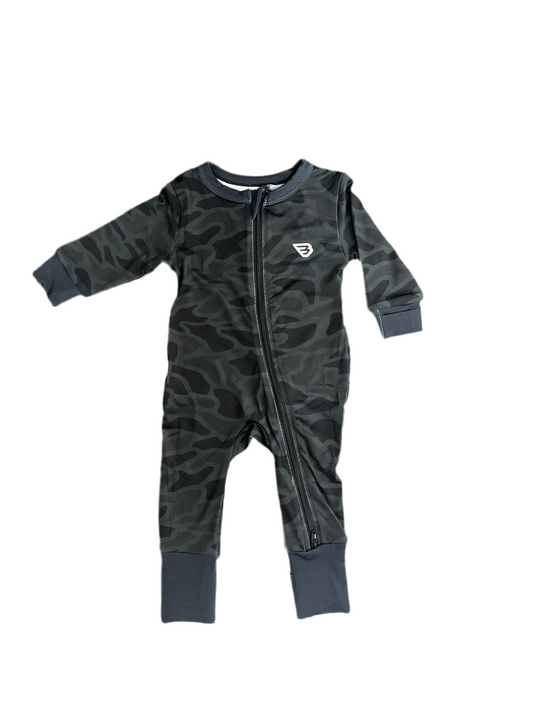 Black Camo Footie