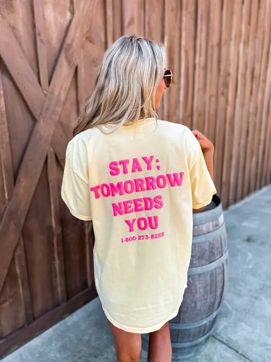 Tomorrow Needs You Tee
