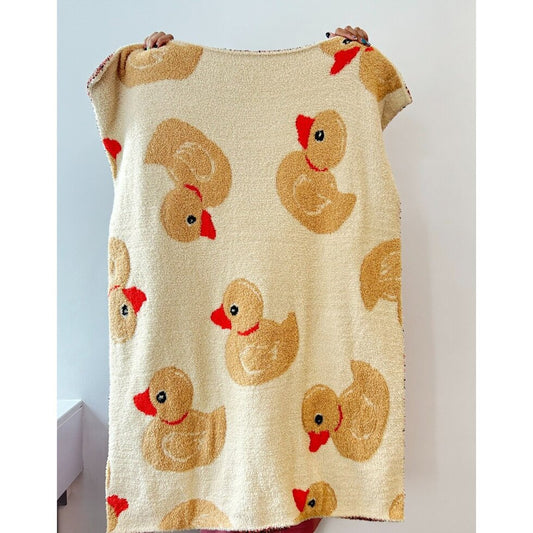 Chenille Duckie Blanket