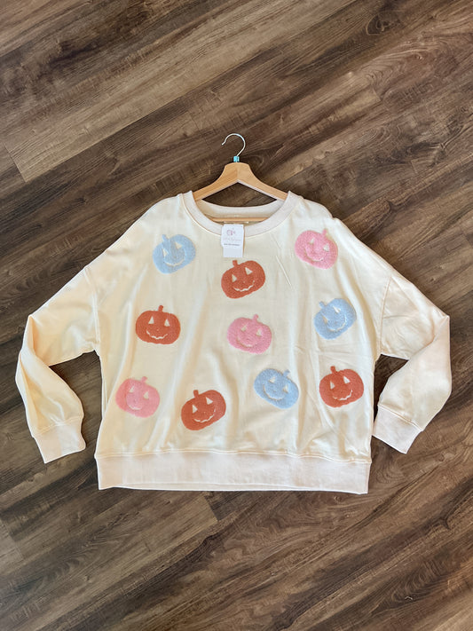 Sweet Pumpkin Oversized Sweatshirt