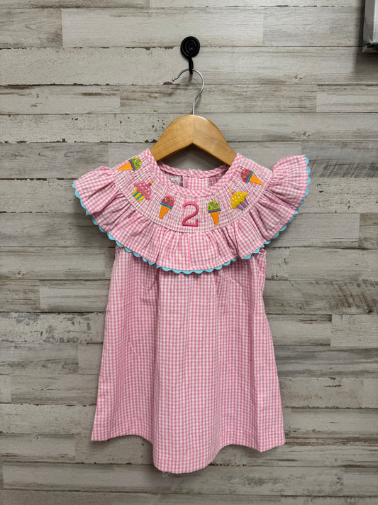 TWO Smocked Dress 2T