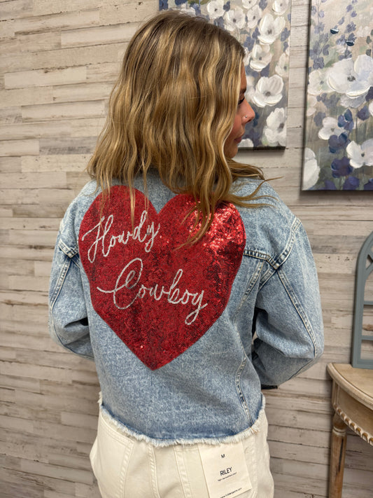Howdy Cowboy Jean Jacket