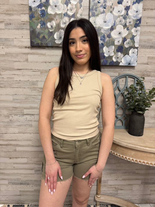 Basic Taupe Tank