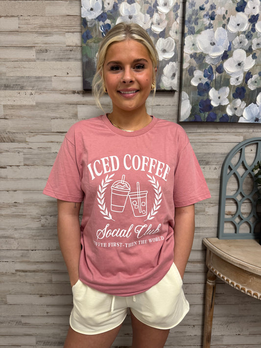 Iced Coffee Social Club Tee