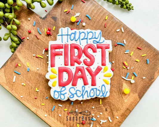 Back To School Individual Cookies