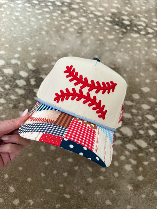 Baseball Laces Hat