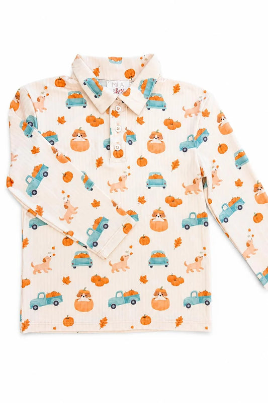 Pumpkin Spice Pups Polo