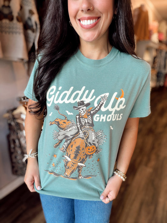 Giddy Up Ghouls Tee