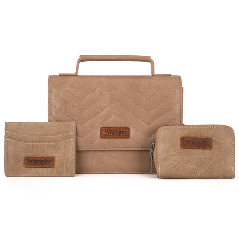 WG 3 Piece Bag Set - Light Brown