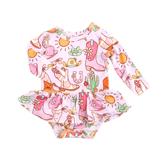 Lainey Western Tutu Bodysuit