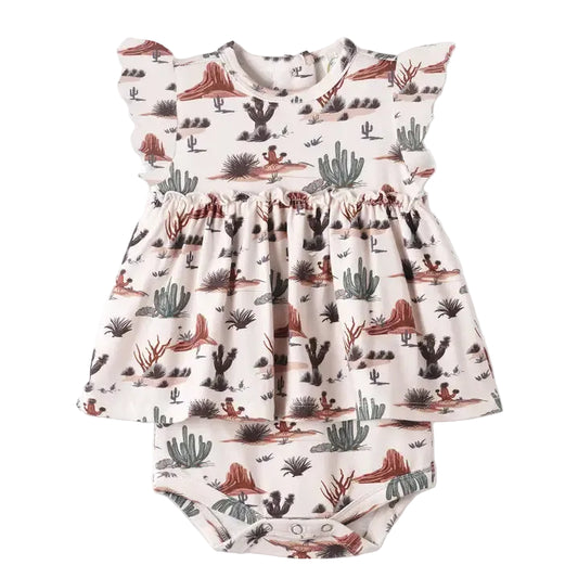 Cactus Trail Twirl Romper