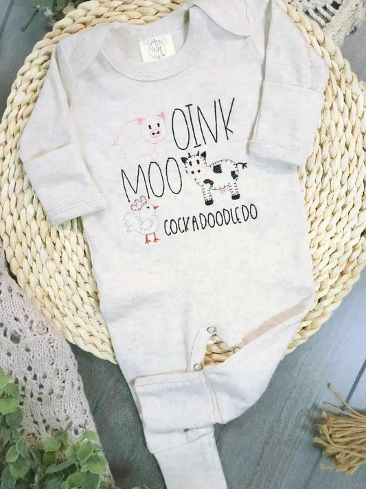 Farm Animals Footie