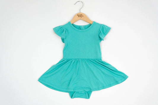 Turquoise Flutter Bodysuit