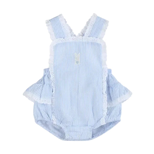 Baby Blue Seersucker Bubble