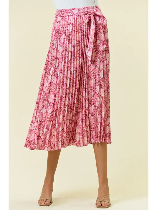 Raeley Pleated Maxi Skirt