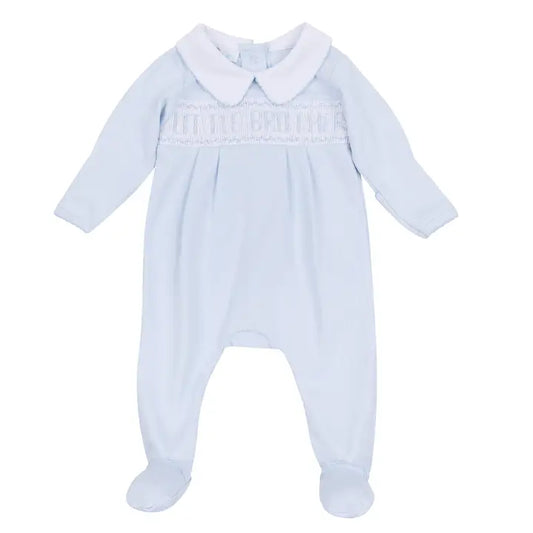 Little Brother Smocked Footie