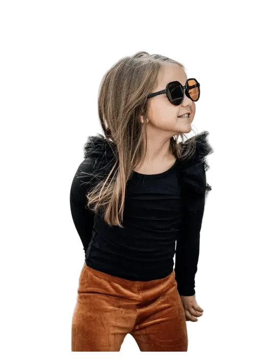 Justice Ruffle Sleeve