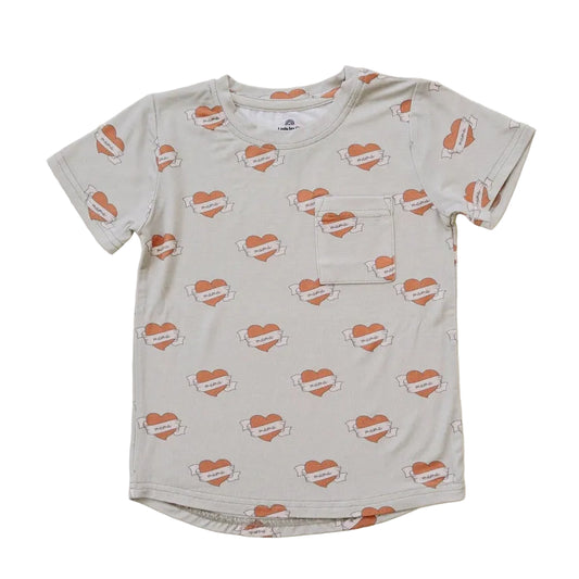 Mama Tattooed Hearts Tee