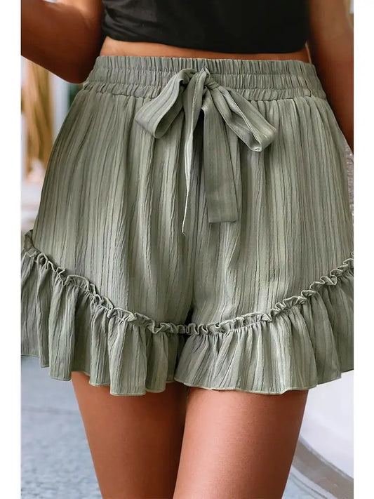 Laurel Ruffle Hem Shorts