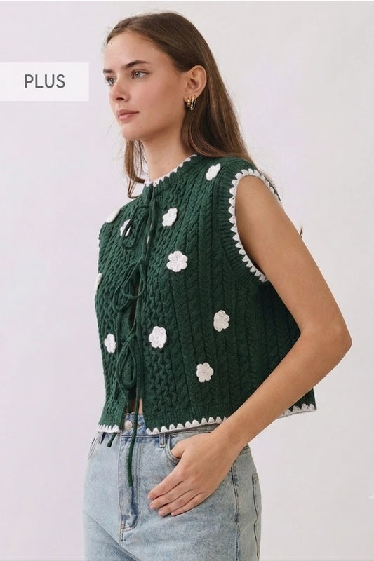 Tied with a Bow Knit Floral