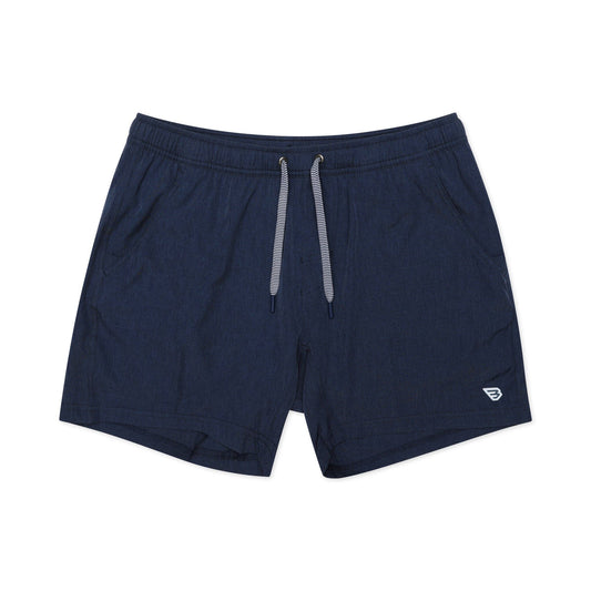Heather Navy American Flag - Athletic Short