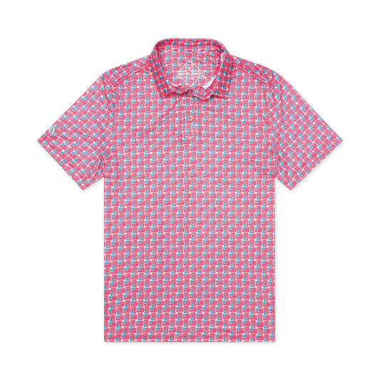 American Flag - Performance Polo