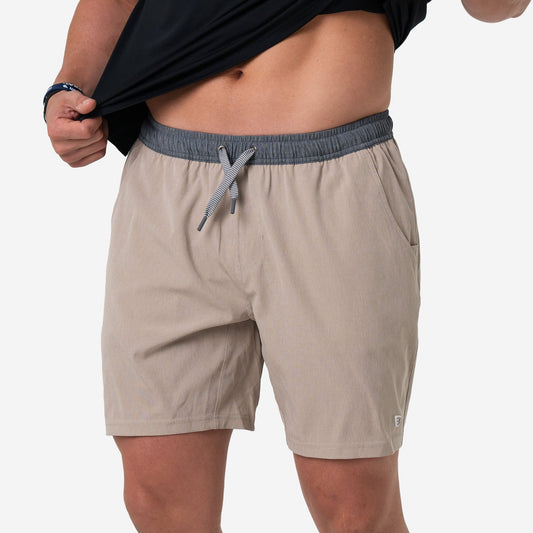 Heather Khaki Venado Camo - Athletic Short
