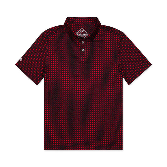 Texas Black & Red - Performance Polo