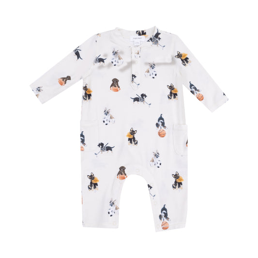 Sporty Puppies Romper