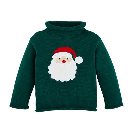Roll Neck Santa Sweater