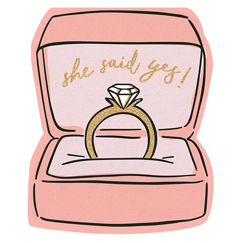 She Said Yes! Napkins